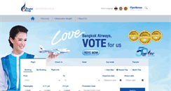Desktop Screenshot of bangkokair.com